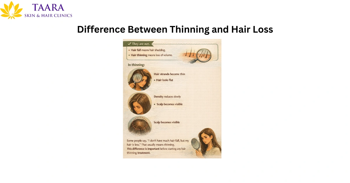 Difference Between Thinning and Hair Loss-hair thinning treatment 
