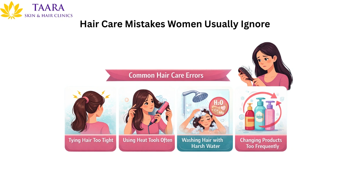 Hair Care Mistakes Women Usually Ignore-female hair loss treatment