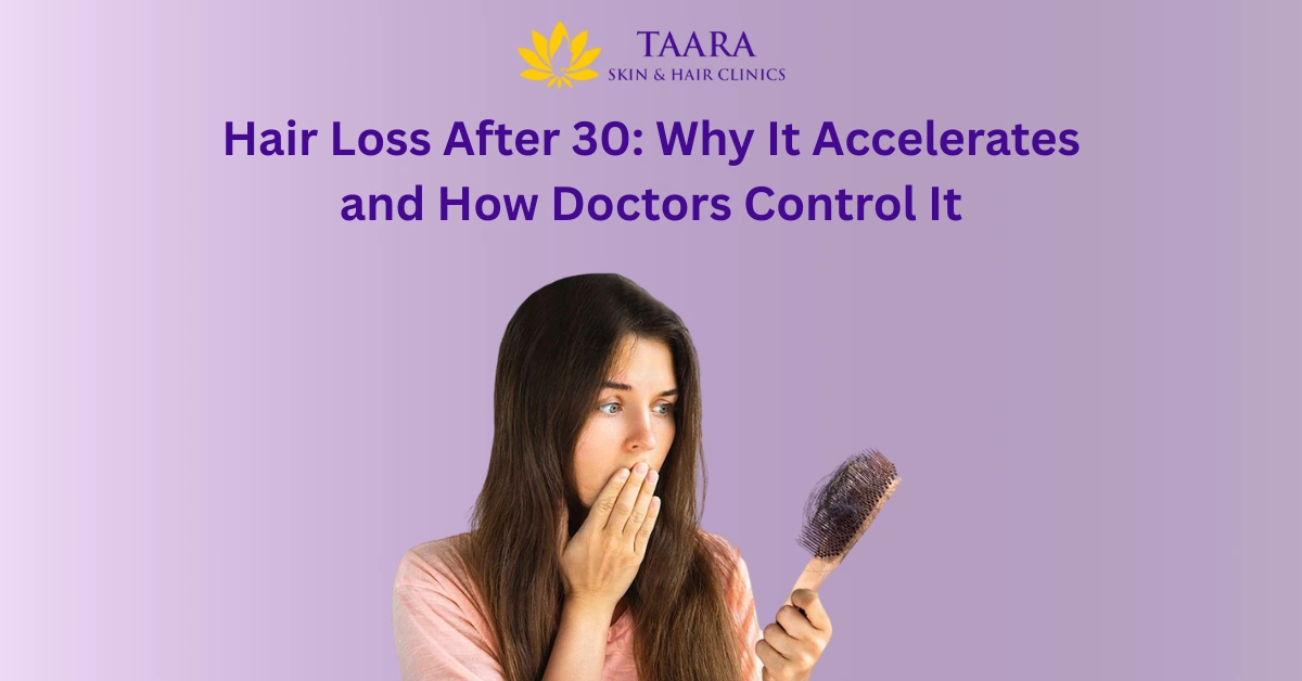 Hair Loss After 30 Why It Accelerates and How Doctors Control It-hair loss after 30